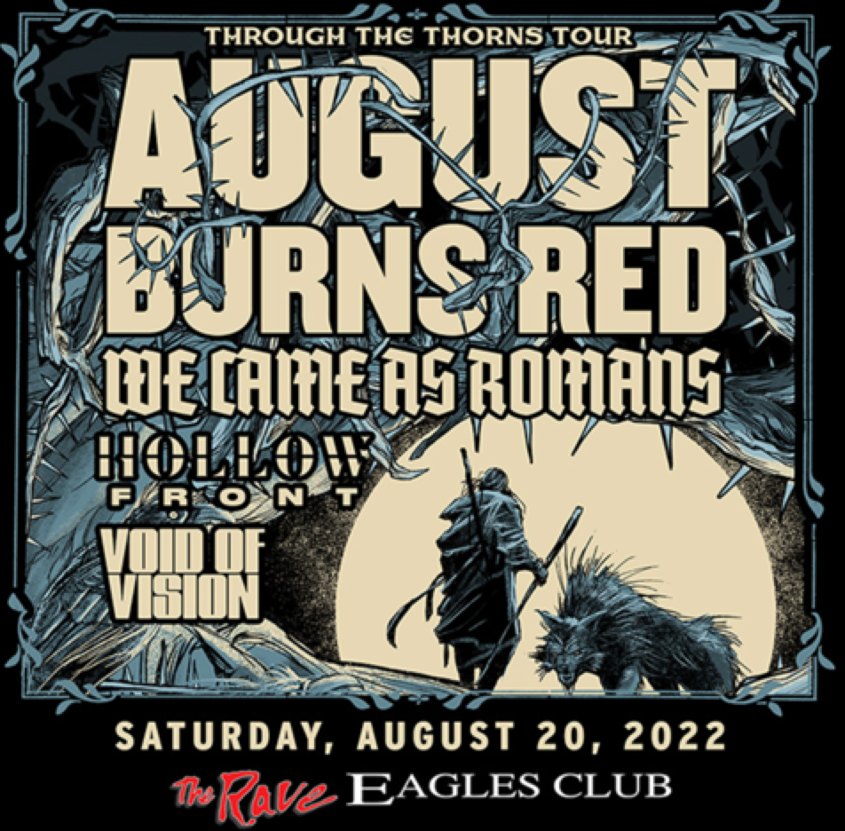 Book your August Burns Red parking with ParqEx!
