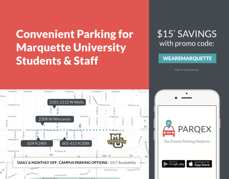 Marquette University Off-Campus Parking