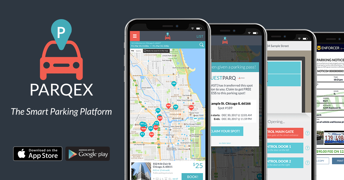 Smart Parking Platform by ParqEx | For Self-Managed Parking Real ...