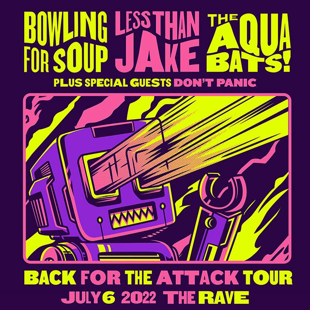 Book your Bowling For Soup / Less Than Jake / The Aquabats parking with ParqEx!