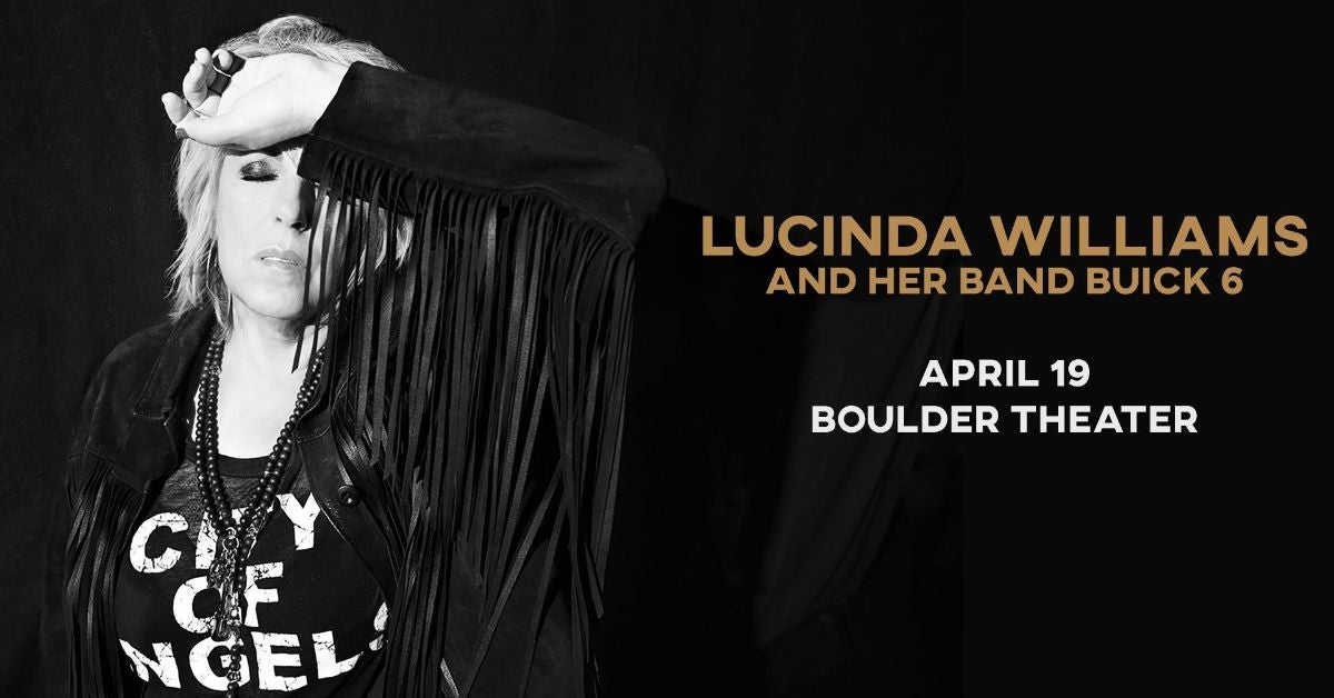Book your Lucinda Williams & Buick 6 concert parking with ParqEx!